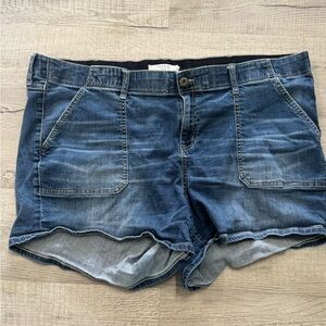 Torrid Dark Blue Jean Shorts